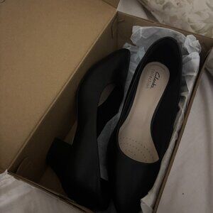 WOMENS Teresa Step Black Leather High Heels